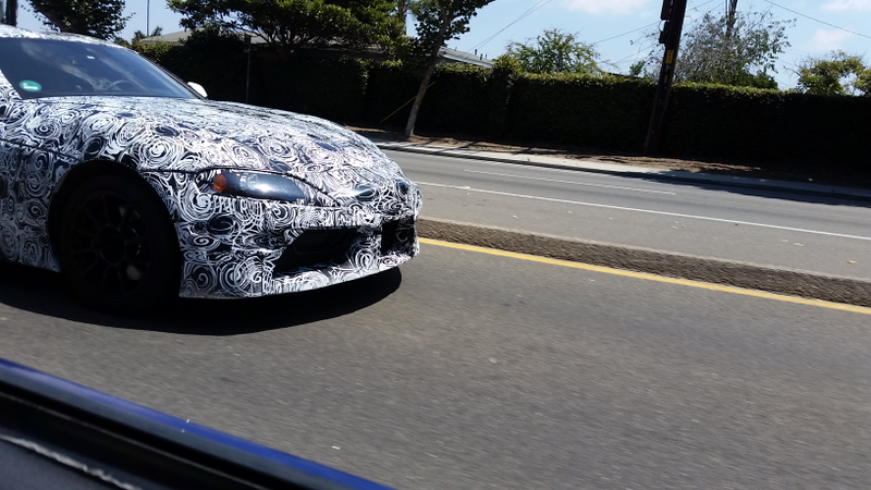 Illustration for article titled The New Toyota Supra Is Still Out There Running Around